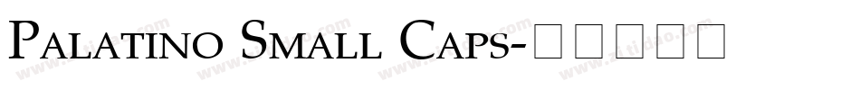 Palatino Small Caps字体转换